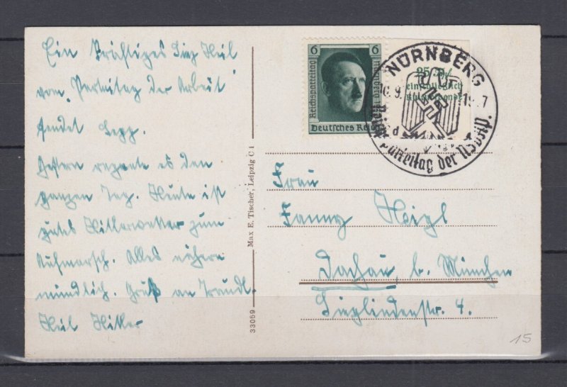 Third Reich Propaganda Postcard 1937