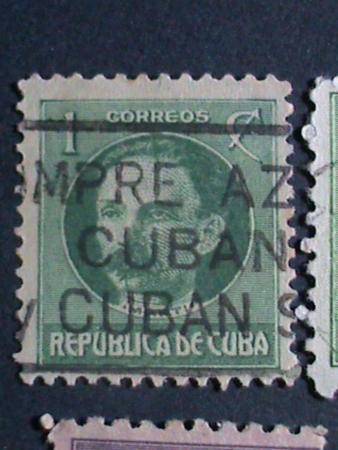 ​CUBA-1917-SC#264//279-13 OVER 100 YEARS OLD CUBA FAMOUS PERSONS USED STAMPS