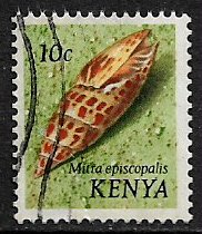 Kenya #37 Used Stamp - Seashell