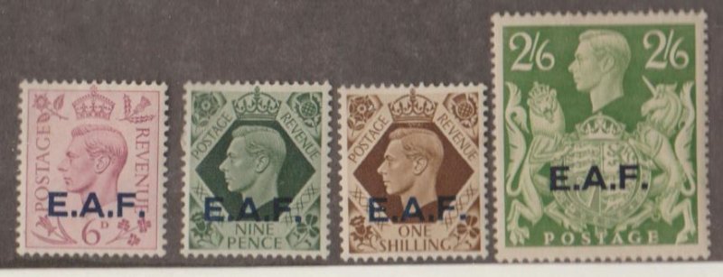 Great Britain Offices Abroad - East Africa Forces Scott #6-9 Stamps - Mint Set