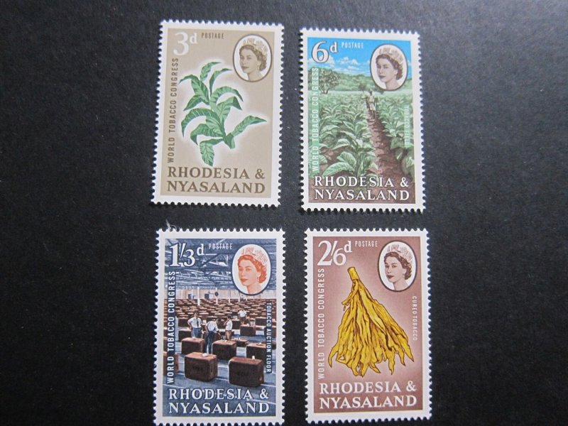 Rhodesia and Nyasaland 1963 Sc 184-187 set MH