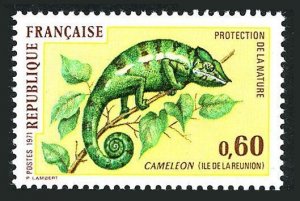 France 1321, MNH. Michel 1771. Reunion Chameleon, 1971.