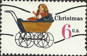 # 1418a MINT NEVER HINGED DOLL CARRIAGE