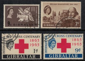 Gibraltar #161-4  CV $8.20