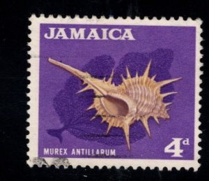 Jamaica Scott 222 Used Spiney Murex shell stamp