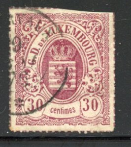 Luxembourg # 23, Used. CV $ 80.00