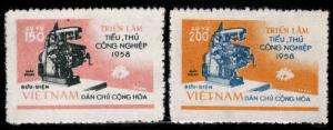 North Vietnam. o23-o24 Official 1958 set  NGAI,