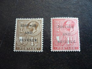 Stamps - Malta - Scott# 148,152 - Mint Hinged Part Set of 2 Stamps