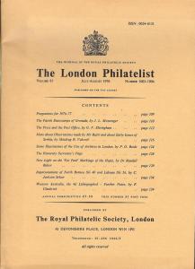 The London Philatelist: Vol. 85, Number 1003-1004,