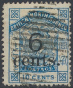 North Borneo   SG 56  SC#  55  Used  bbrc / CTO with hinge see details & scans