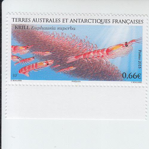 2015 FSAT/TAAF Antarctic Krill (Scott 515) MNH