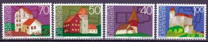 Liechtenstein. 1975. 630-33. Building. MNH.