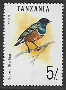 Tanzania # 978 - Superb Starling - MNH.....{Be6}