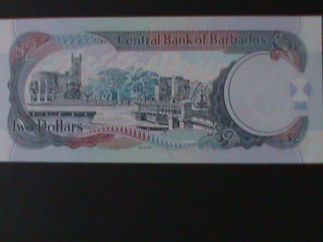 BARBADOS-1998-CENTRAL BANK $2 DOLLAR.UNCIRULATED NOTE-VF WE SHIP TO WORLWIDE