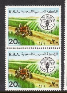 SAUDI ARABIA; 1981 Food Day issue MINT MNH unmounted 20h. PAIR