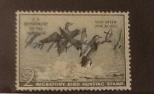 United States, RW18, $2 Gadwalls 1951 Single, **Used** #1