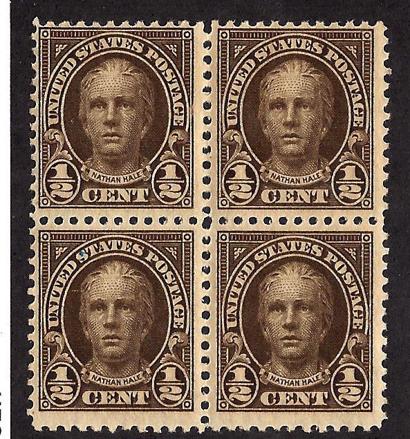 551 Mint,OG,LH... Block of 4