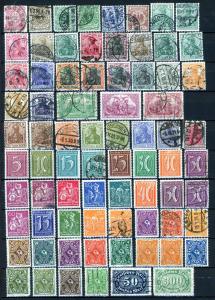 Germany Lot 150+ Stamps 1900-1924 Mixed