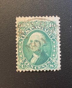 *US Stamp #68, used, just fine centering, very sound