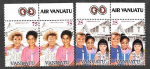 Vanuatu  688 a-d Mint NH MNH Children Christmas!