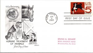 FDC 1966 SC #1307 Artmaster Cachet - New York, NY - Single - F78165