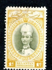 1937 Kelantan  Sc# 29 used cv $0.65 ( 8004 BCXX )