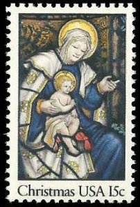 PCBstamps   US #1842 15c Christmas-Madonna,MNH, (11)