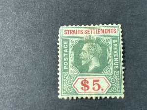 STRAITS SETTLEMENTS # 171--MINT/HINGED**(UPPER LEFT CORNER)**--SINGLE----1912-18