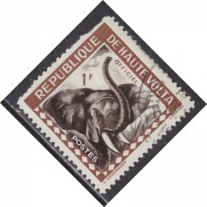 Burkina Faso O1 Elephant 1963