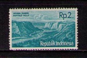 INDONESIA Sc# 515 MH FVF Buffalo Hole 