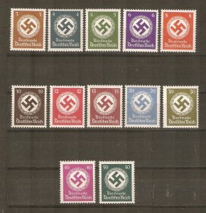 GERMANY 1942 Official stamps mint NH