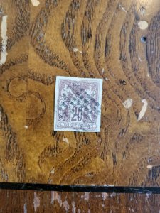 Stamps French Colonies Scott #34 used