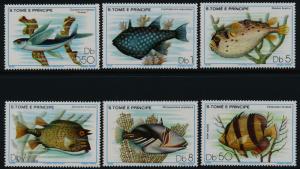 St Thomas & Principe 548-54 MNH Fish, Marine Life