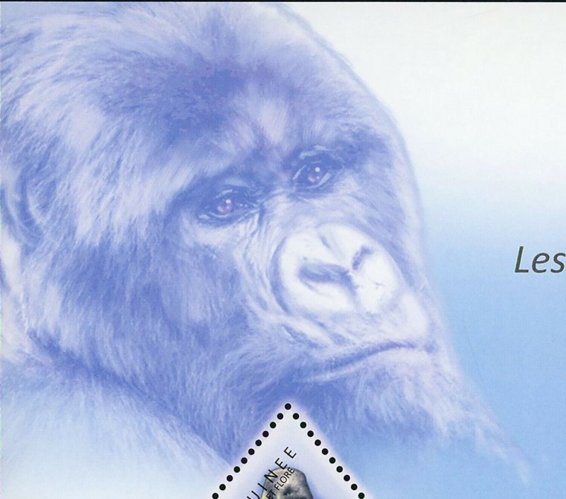 Gorilla Stamp Gorilla Gorilla Wild Animal Fauna and Flora S/S MNH #8701-8705