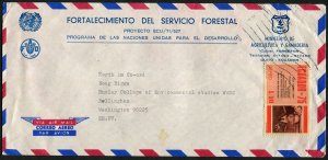 Ecuador Quito UN Environmental Development 1975 Airmail Cover to Bellingham USA
