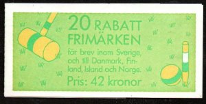 Sweden 1748a Booklet Mint never hinged