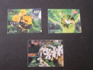 French Polynesia 2002 Sc 837-9 set MNH