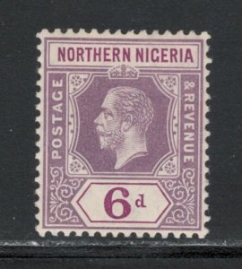 Northern Nigeria 1912 King George V 6p Scott # 46 MH