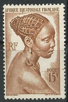 French Equatorial Africa  + Scott # 182 - MH