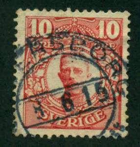 Sweden 1910 # 80 U SCV (2014) = $0.30