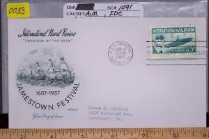 #1091, FDC, AM, CV=$2.00, (2012)