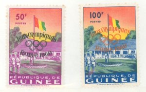 Guinea #201-2  Single (Complete Set)