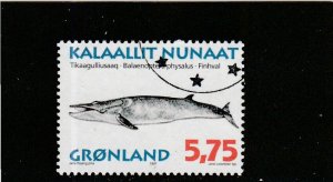 Greenland  Scott#  320  Used  (1997 Whale)