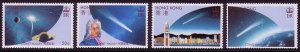 Hong Kong Appearance of Halley's Comet 4v 1986 MNH SC#507-10 SG#507-510