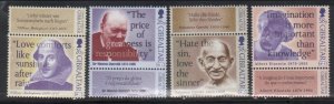 Gibraltar 770-73 Famous Quotes Mint NH