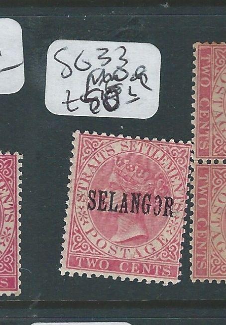 MALAYA  SELANGOR  (P0510B) 2C QV SG 33  MOG