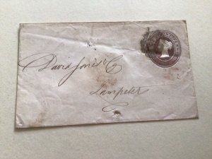Queen Victoria 1d pink envelope  1854  A13833