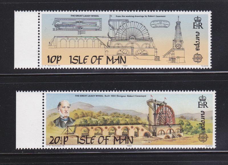 Isle of Man 244-245 Set MNH Europa (A)