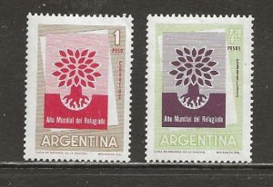 Argentina Scott catalog # 710-711 Unused Hinged See Desc