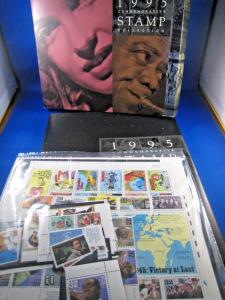 USPS 1995 COMMEMORATIVE STAMP COLLECTION  (dd)